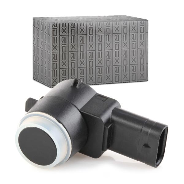 Side view of RIDEX 2412P0003 Parking Sensors black, Ultrasonic Sensor, Front and Rear