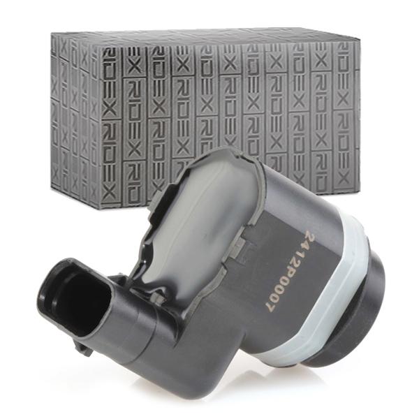 Side view of RIDEX 2412P0007 Parking Sensors outer, black, Ultrasonic Sensor