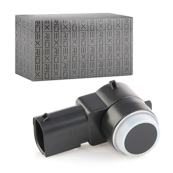 Side view of RIDEX 2412P0019 Parking Sensors Rear, black, Ultrasonic Sensor