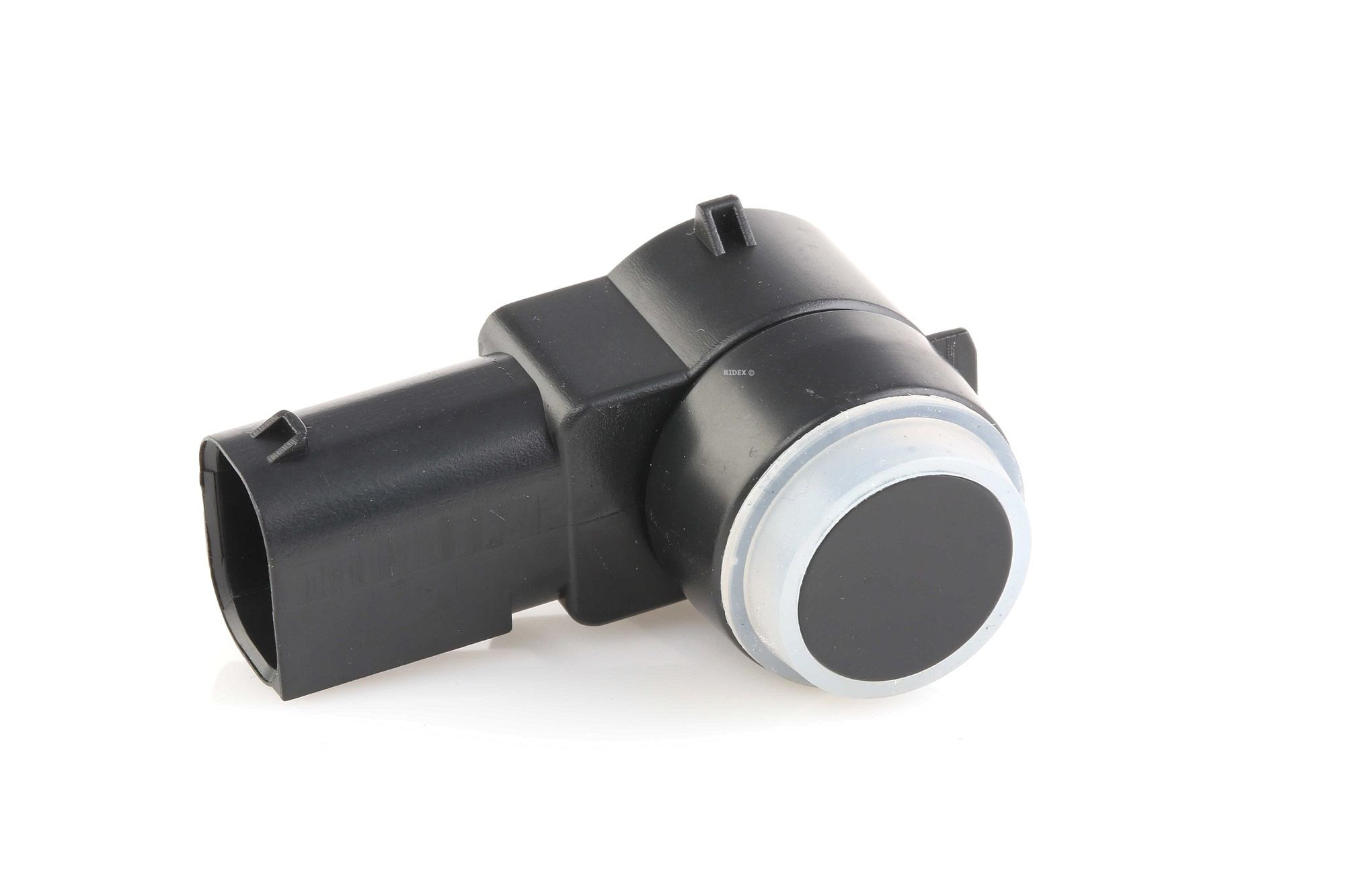 Side view of RIDEX 2412P0019 Parking Sensors Rear, black, Ultrasonic Sensor