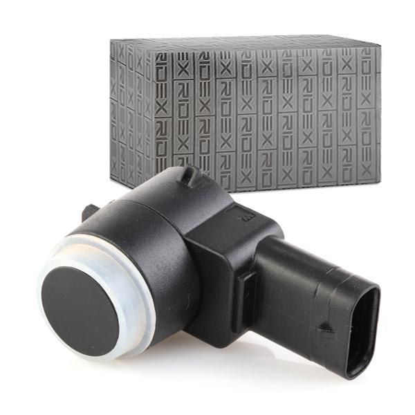 Side view of RIDEX 2412P0020 Parking Sensors Ultrasonic Sensor, black, Front and Rear