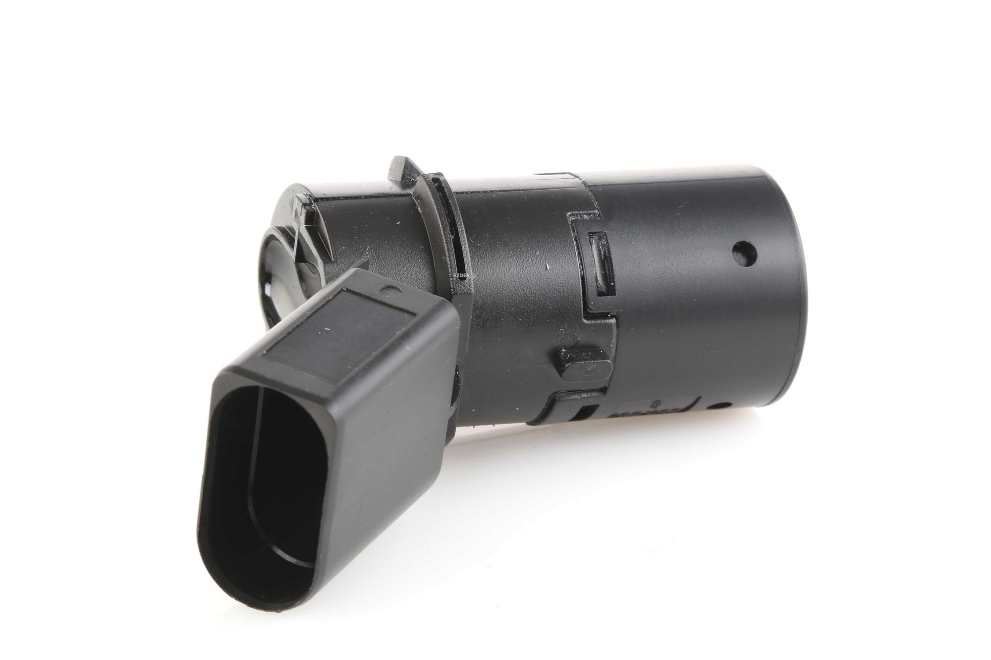 Side view of RIDEX 2412P0025 Parking Sensors Ultrasonic Sensor, black, Front