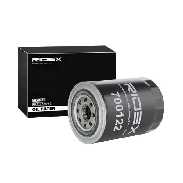 Side view of RIDEX 7O0122 Oil filter Spin-on Filter, with one anti-return valve