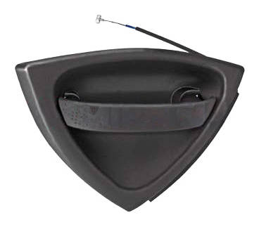 MIRAGLIO 80.960.03 Door Handle black, Left