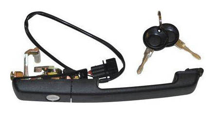 JP GROUP 1187100980 Door Handle JP with key, Right Front, black-image-8177015