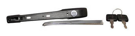 JP GROUP 1187101680 Door Handle JP with key, Right Front, black-image-8177024