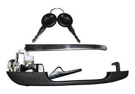 JP GROUP 1187102270 Door Handle JP with key, Left Front, black-image-8177027