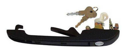 JP GROUP 1187102280 Door Handle JP with key, Right Front, black-image-8177028