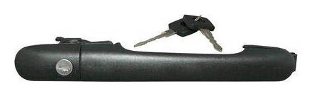 JP GROUP 1387100100 Door Handle JP with key, Right Front, black-image-8182488