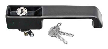 MIRAGLIO 80/263 Maniglia Apriporta nero, con chiave, Sx