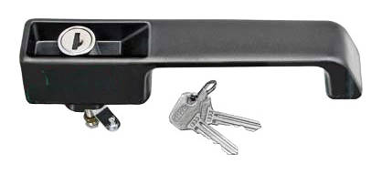 MIRAGLIO 80/264 Maniglia Apriporta nero, con chiave, Dx