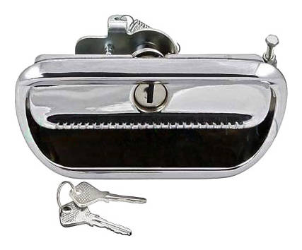 MIRAGLIO 80/75B Maniglia Apriporta cromato, Dx