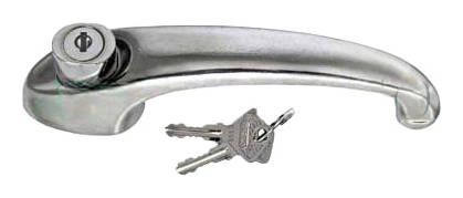 MIRAGLIO 80/89 Maniglia Apriporta nero, con chiave, Dx
