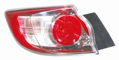 ABAKUS 216-1982L-UE Rear light Left, without bulb, Outer section, W21/5W-image-8353353