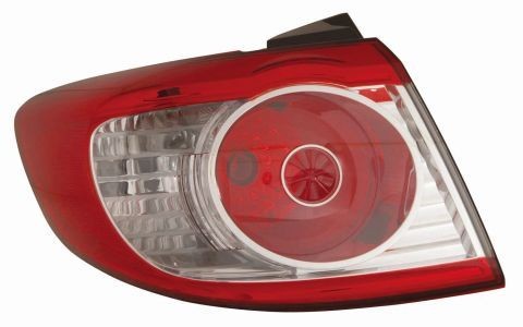 ABAKUS 221-1952R-UE Rear light Right, without bulb, Outer section, PY21W-image-8354539