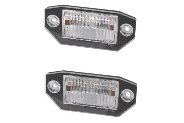 2x Eclairage De Plaque d'Immatriculation côté conducteur ou passager avec LED, avec ampoule FORD: MONDEO 3 ABAKUS 017-25-900LED