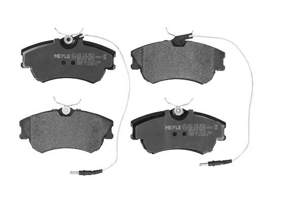 MEYLE 025 218 8818 Jeu de plaquettes de frein ORIGINAL Quality Essieu avant RENAULT: Espace III (JE) - 2.0 16V, 1.9 dTi, 2.2 dCi, 2.2 D, 2.0, 3.0