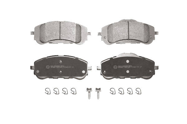 LPR 05P1845 Kit pastiglie freno con bulloni/viti