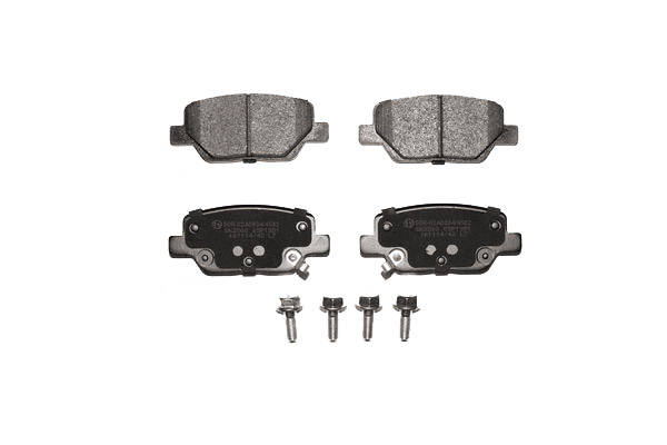 LPR 05P1951 Kit pastiglie freno con bulloni/viti