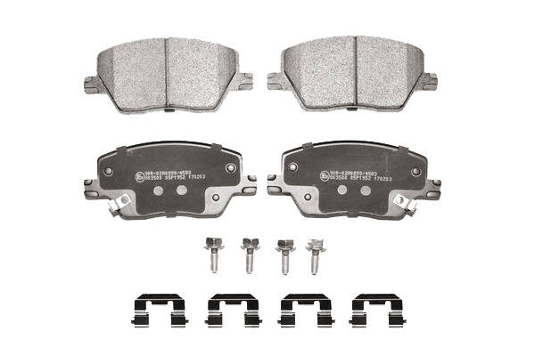 LPR 05P1952K Kit pastiglie freno con accessori, con bulloni/viti