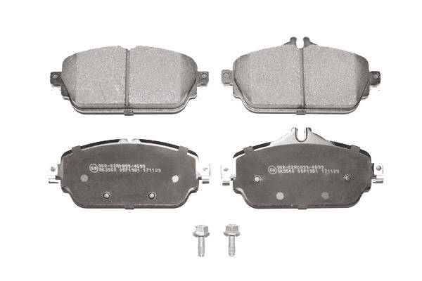 LPR 05P1981 Kit pastiglie freno con bulloni/viti