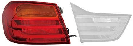 VAN WEZEL 0624921U Rear light Left, with bulb holder, Outer section-image-8675162