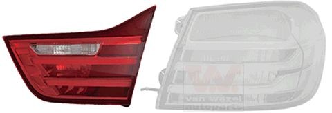 VAN WEZEL 0624924U Rear light Right, with bulb holder, Inner Section-image-8675165