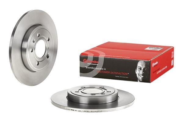 2x Disco freno pieno 08.5803.41 BREMBO per HONDA MG - Immagine 3