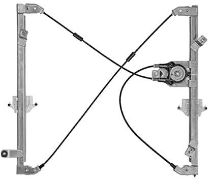 VAN WEZEL 0903265 Window regulator Left Front, Operating Mode: Electric, without electric motor-image-8716036