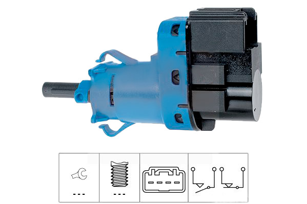 EPS 1.810.245 Brake Light Switch Made in Italy - OE Equivalent-image-8744275