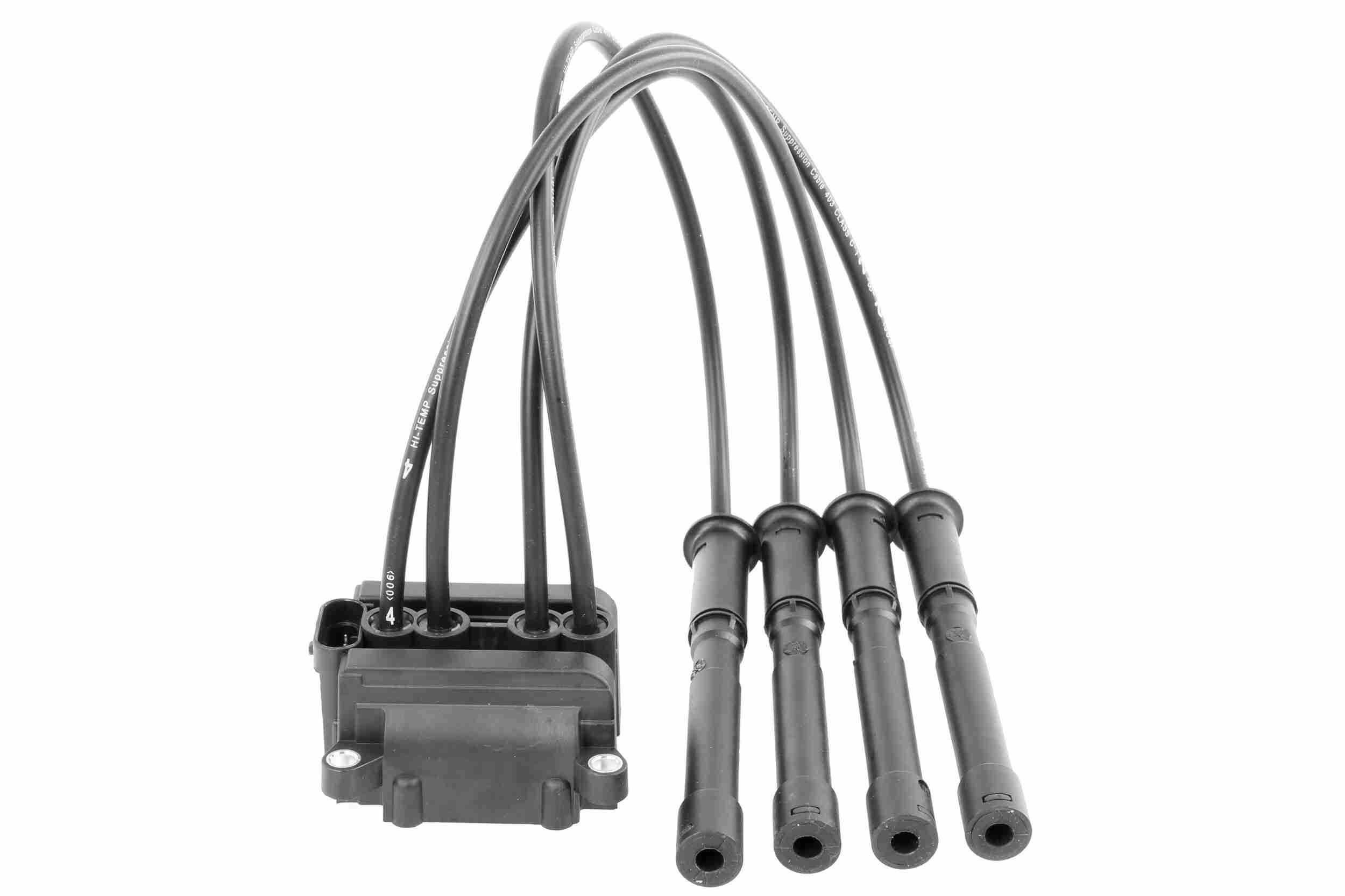 VEMO V46-70-0013 Bobine d'allumage 4pôle 12V avec câble d'allumage 4 pour véhicules sans distributeur d'allumage 10,4cm RENAULT: CLIO 2, TWINGO 2