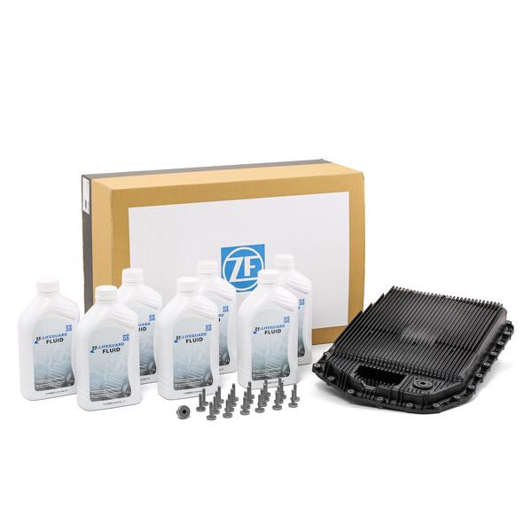 Side view of ZF GETRIEBE 1071.298.033 Parts Kit, automatic transmission oil change contains complete oil change kit