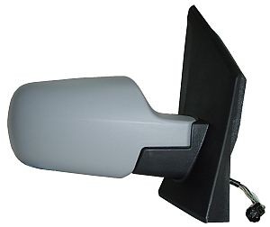 ABAKUS 1212M08 Wing mirror Right, Electric, Heatable, primed, grey