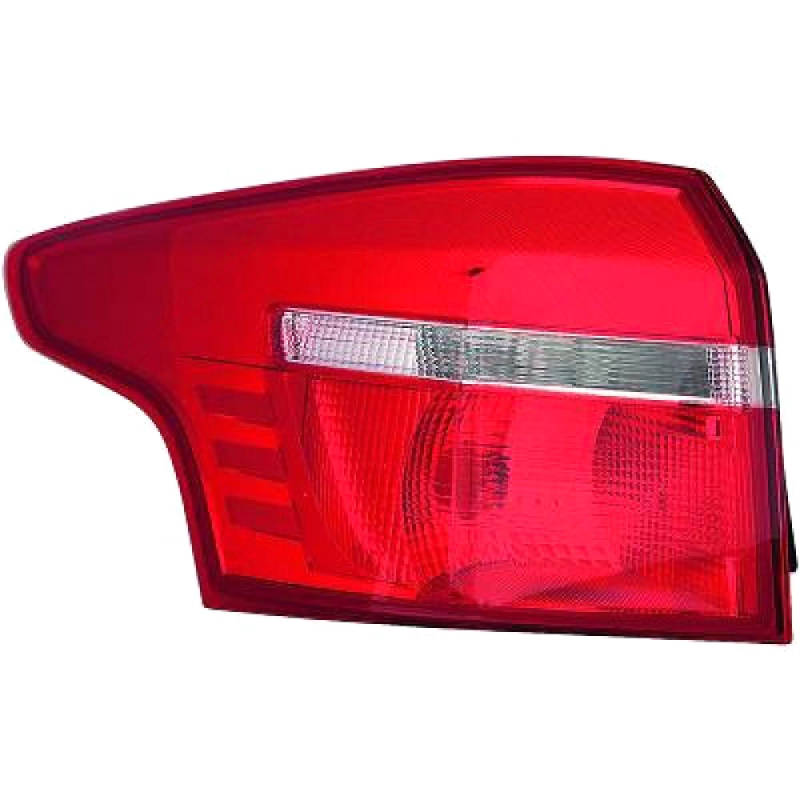 DIEDERICHS 1419691 Rear light Left, without bulb holder, Outer section, P21/5W-image-8988574