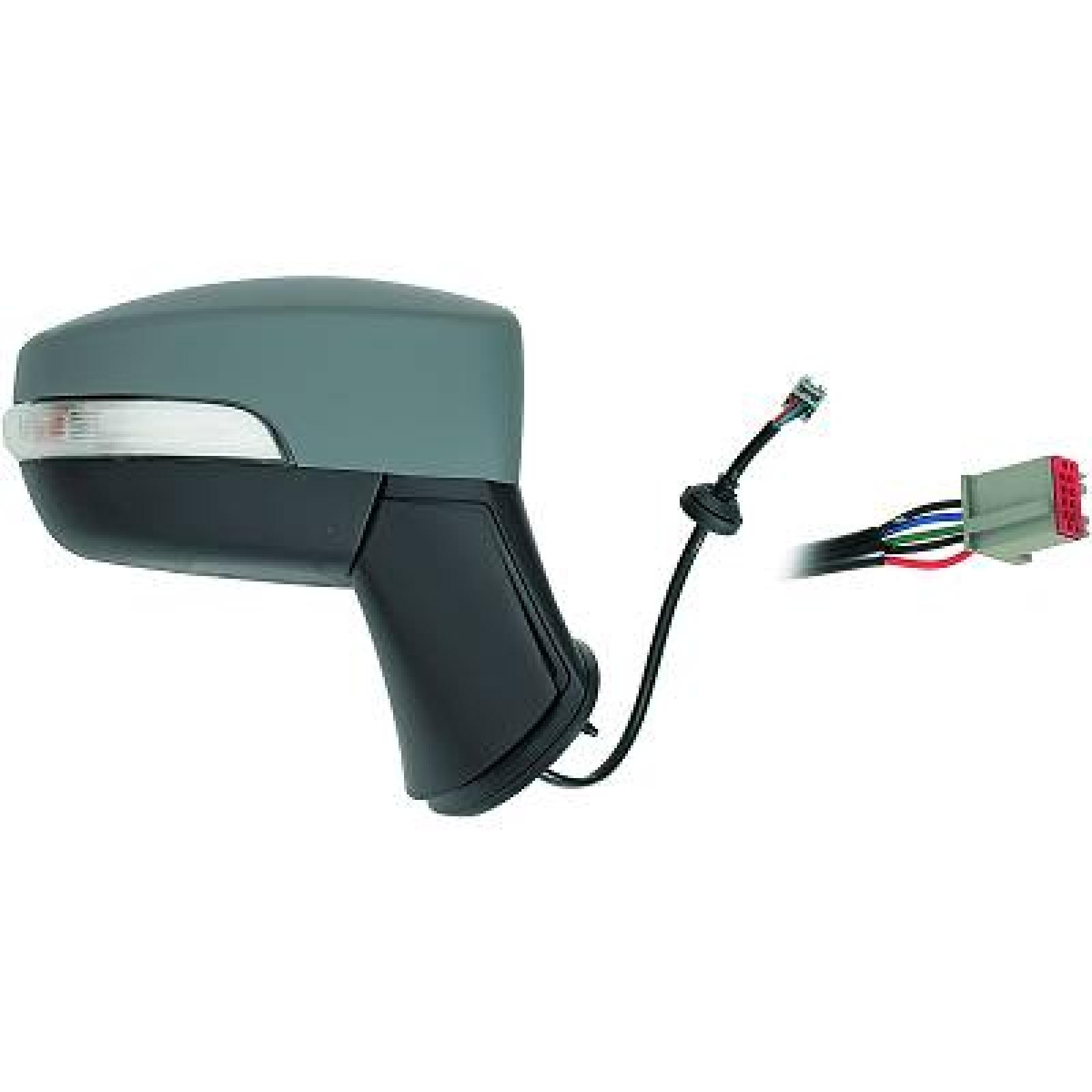 DIEDERICHS 1480125 Wing mirror Left, Complete Mirror, primed