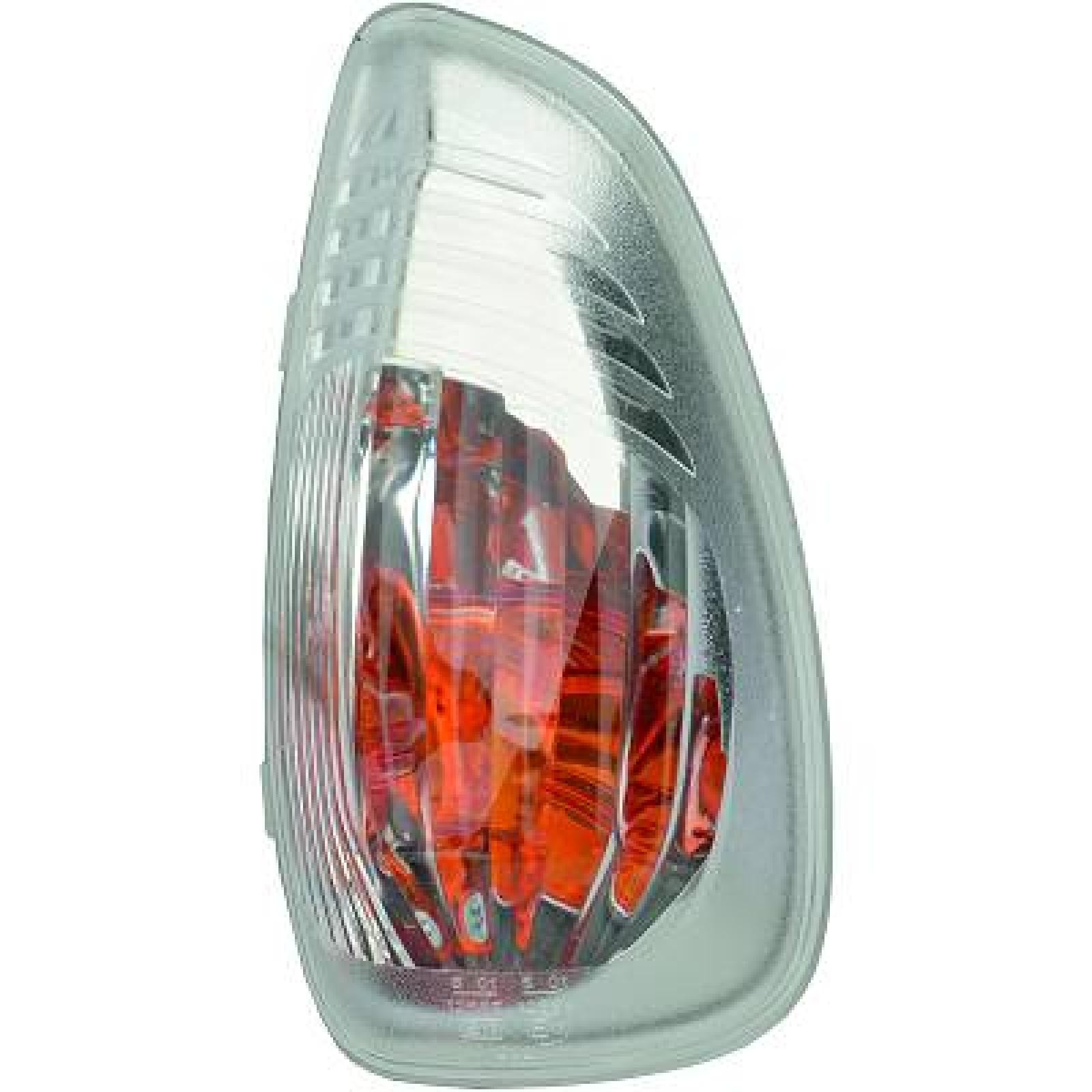 DIEDERICHS 1887073 Turn Signal Left Exterior Mirror, Orange, without bulb holder, white