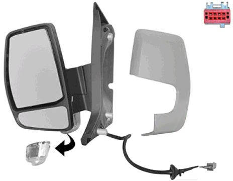 VAN WEZEL 1987827 Wing mirror * HAGUS * Left, Heatable, primed