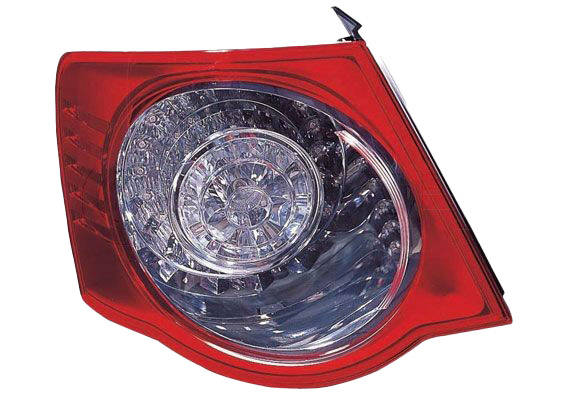 ALKAR 2011117 Rear light Outer section, with bulb holder, Left, LED