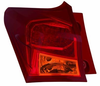 ABAKUS 212-191BL-UE Rear light Left, without bulb, Outer section, W16W-image-9221410