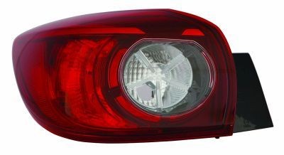 ABAKUS 216-1998R-UE Rear light Right, without bulb, Outer section, W21/5W-image-9257504