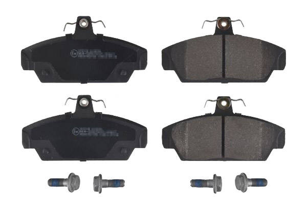 SWAG 22 11 6202 Brake pad set Front Axle, with bolts/screws