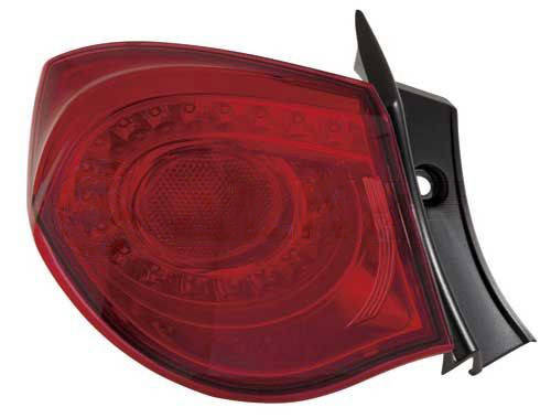 ALKAR 2201471 Rear light Left, without bulb holder, Outer section, LED-image-9270655