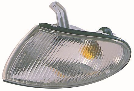 ABAKUS 221-1509L-WE Turn Signal Left Front, without bulb, Crystal clear