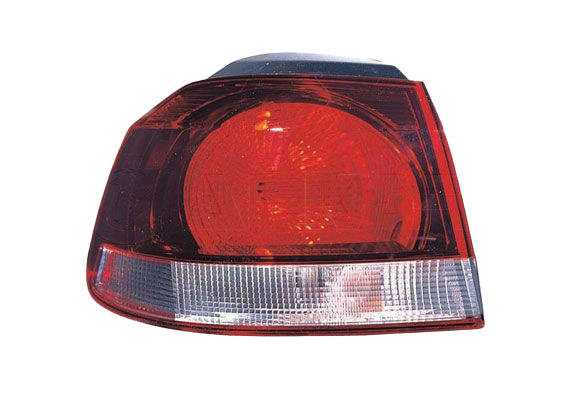 ALKAR 2211137 Rear light Left, without bulb holder, Outer section, WY21W, Housing with black interior-image-9276978