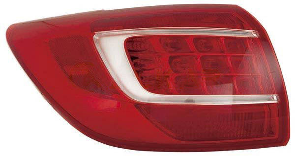 ALKAR 2211655 Rear light Left, without bulb holder, Outer section-image-9277208