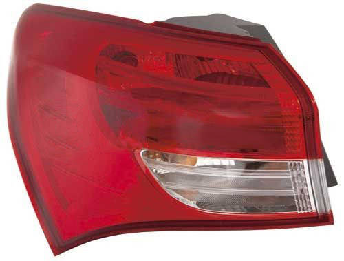Photos - Car Lights / DRL Alkar 2212581 Rear light Right, without bulb holder, Outer section, PY21W 