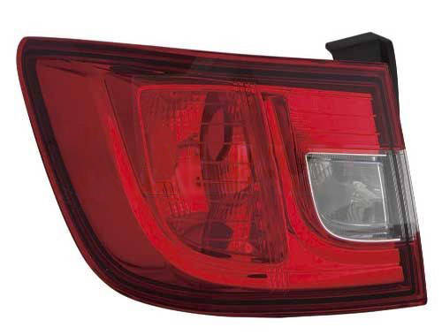 ALKAR 2221187 Rear light Left, without bulb holder, Outer section, PY21W-image-9281155