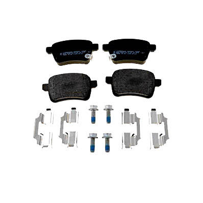 ZIMMERMANN 22220.170.2 Brake pad set Rear Axle, with acoustic wear warning, Photo corresponds to scope of supply, with bolts/screws