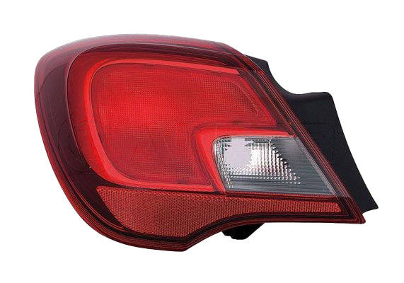 ALKAR 2222421 Rear light Right, without bulb holder, Outer section, PY21W-image-9281585