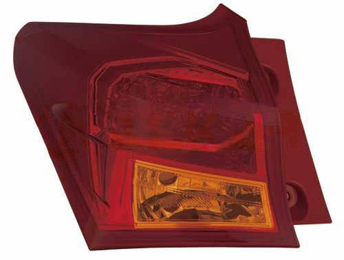 ALKAR 2231034 Rear light Left, without bulb holder, Outer section, W16W-image-9285305